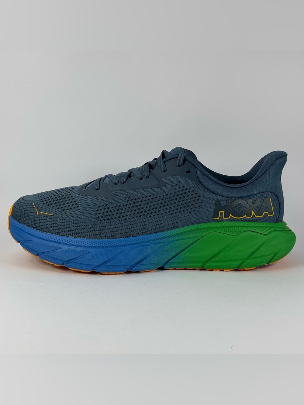 Hoka Men's/Unisex Dark Gray Blue Green Gradient Running Shoe